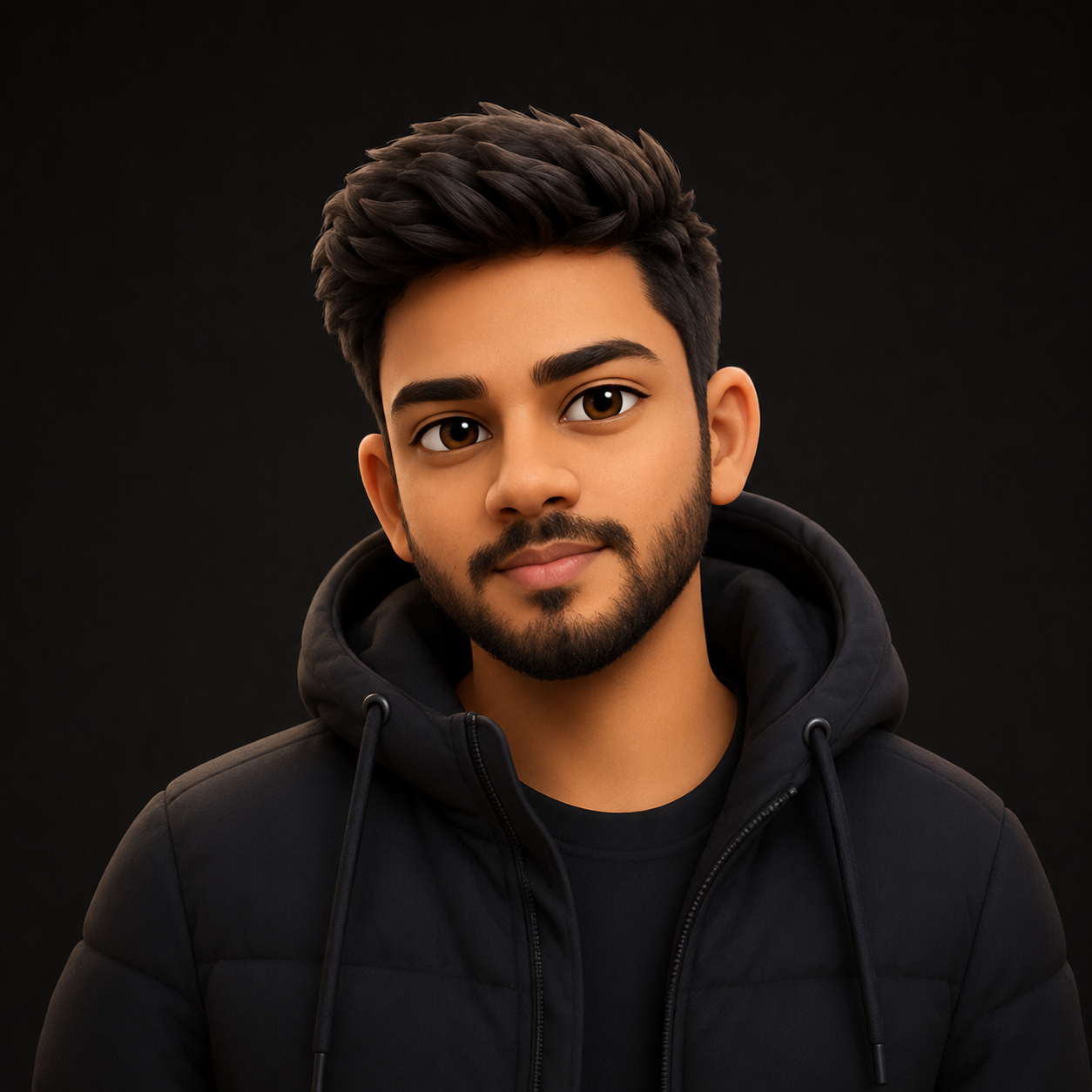 3D portrait of Taha Siddiqui